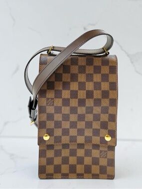 Louis Vuitton Damier Ebene Pochette Mathilda Crossbody Shoulder Bag